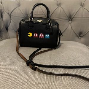 Coach Black Pac-Man Micro Bennett Limited Edition! Crossbody with Iconic Design